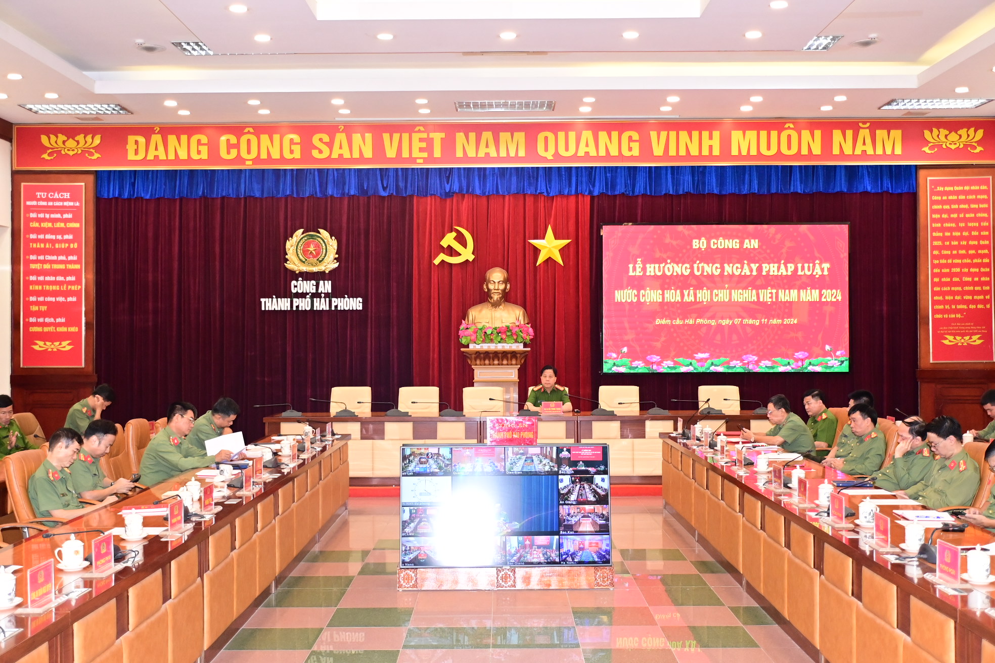 Bộ Công an tổ chức Lễ hưởng ứng Ngày Pháp luật nước Cộng hòa xã hội chủ nghĩa Việt Nam năm 2024